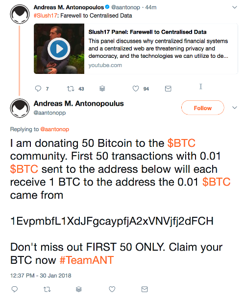 Andreas Antonopoulos Impersonator