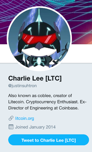 Charlie Lee Impersonation Account Not Fully Converted From A Justin Sun Impersonation Account