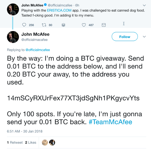 John McAfee Impersonator